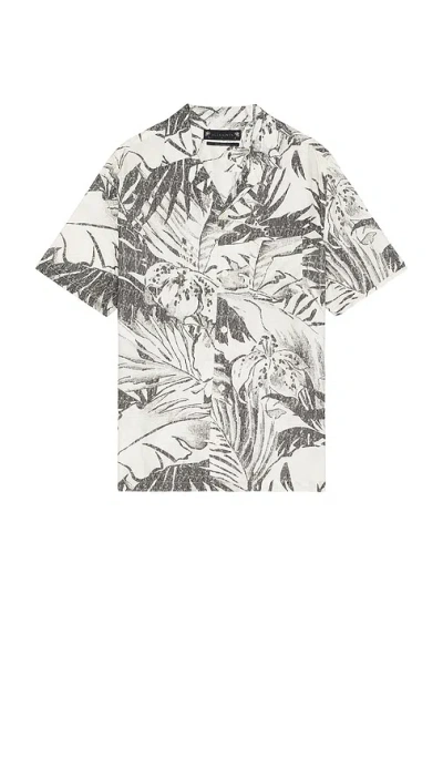 Allsaints Pulse Short Sleeve Shirt In White