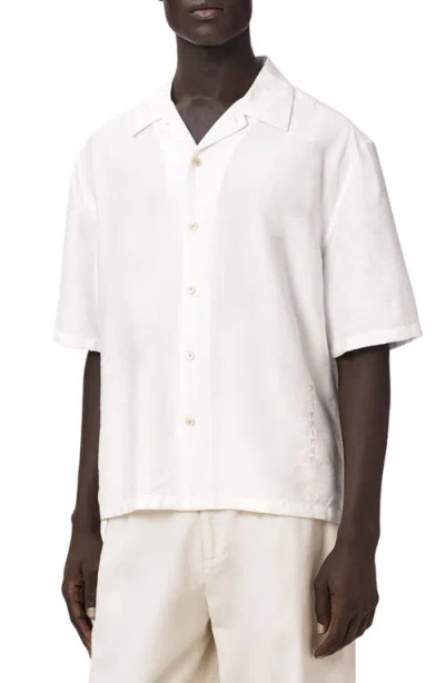 Allsaints Purley Button-up Camp Shirt In Multi