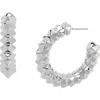 Allsaints Pyramid Hoop Earrings