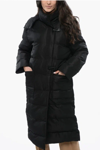 Allsaints Allana Padded Coat In Black