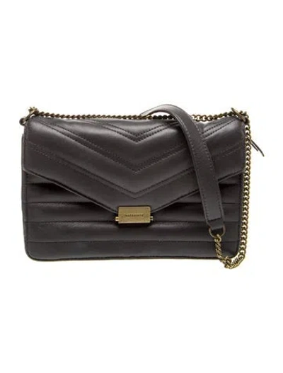 Pre-owned Allsaints Quilted Shoulder Bag In Black