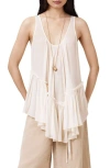 Allsaints Rach Tiered Layer Top