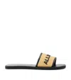 Allsaints Hoxton Single Strap Sliders In Black