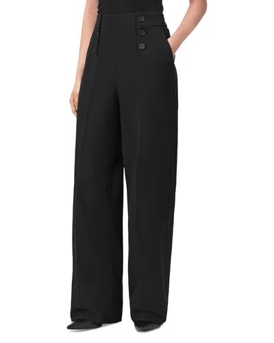 Allsaints Raina Wide Leg Pants In Black