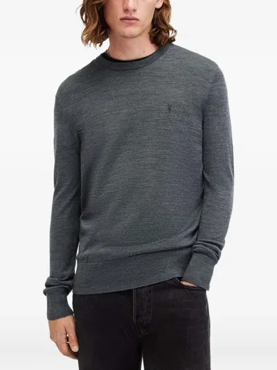 Allsaints Ramskull Jumper In Gray