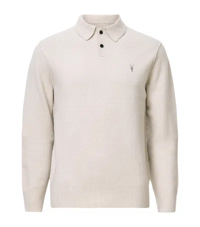 Allsaints Ramskull Statten Polo Sweater