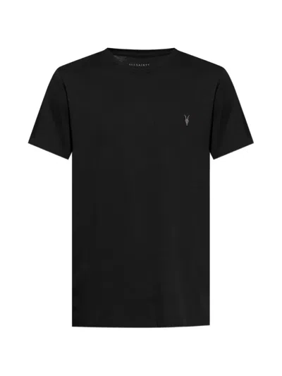 Allsaints Organic Cotton Brace T-shirt In Black