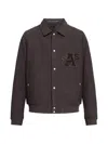 Allsaints Royce Wadded Patch Jacket In Brown