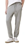 Allsaints Raven Cuffed Slim Fit Ramskull Sweatpants In Fossil Grey