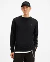 Allsaints Organic Cotton-wool Aspen Sweater In Black