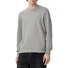 Allsaints Raven Crew Neck Ramskull Sweatshirt In Fossil Grey