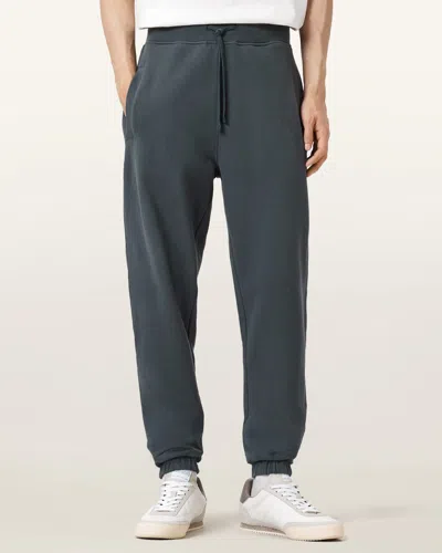 Allsaints Raven Cuffed Slim Fit Ramskull Joggers In Gray