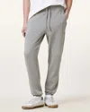 Allsaints Raven Cuffed Slim Fit Ramskull Sweatpants In Fossil Grey