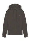 Allsaints Raven Oth Hoodie In Gray