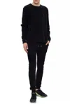 Allsaints Organic Cotton-wool Aspen Sweater In Black