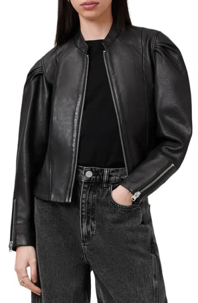 ALLSAINTS ALLSAINTS RAYNA LEATHER BIKER JACKET
