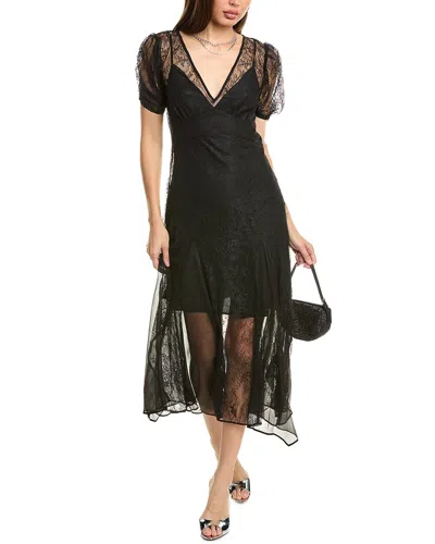 Allsaints Rayna Maxi Dress In Black
