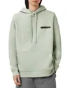 Allsaints Redact Pullover Embroidered Logo Hoodie