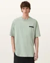 Allsaints Redact Oversized Embroidered Logo T-shirt