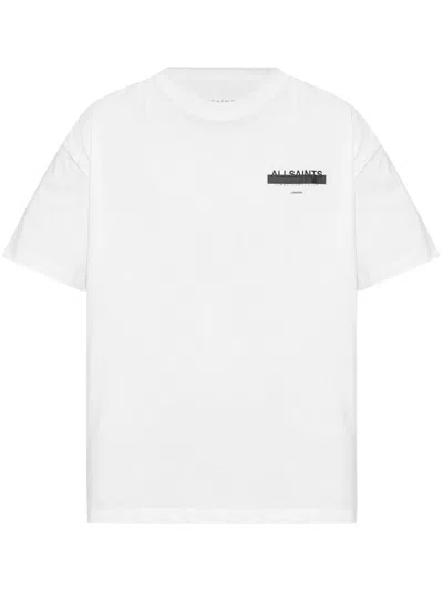 Allsaints Redact T-shirt In White