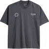 Allsaints Reflektor Logo Graphic T-shirt In Gray