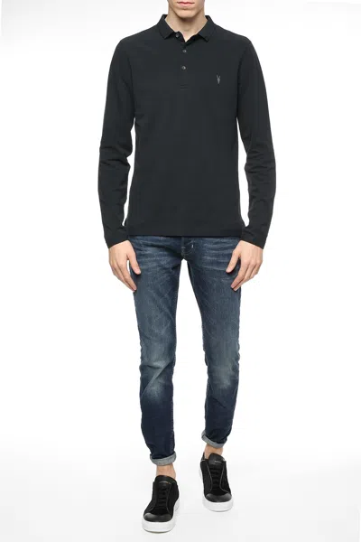 Allsaints 'reform' Polo In Black