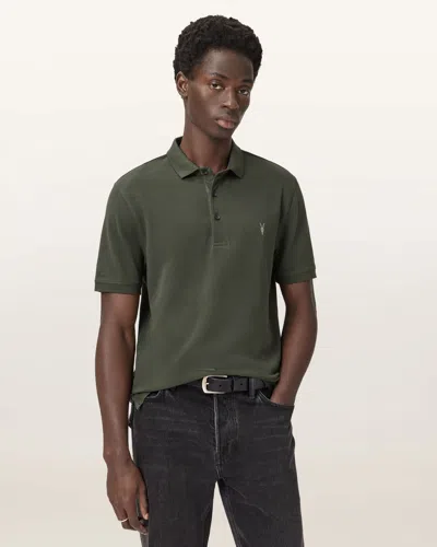 Allsaints Reform Short Sleeve Polo Shirts 2 Pack In Multi