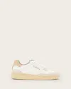 Allsaints Regan Leather Low Top Sneakers In Neutral