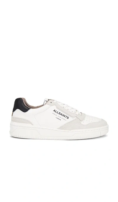 Allsaints Regan Low Top In Chalk White