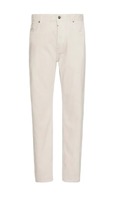 Allsaints Reid Corduroy Pants In Cream Taupe