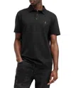 ALLSAINTS REID COTTON PIQUE SLIM FIT POLO SHIRT