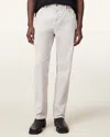Allsaints Reid Straight Fit Corduroy Jeans In Cream Taupe