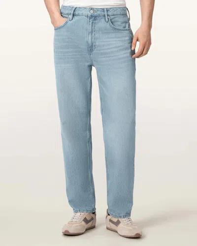 Allsaints Reid Straight Fit Denim Jeans In Brown