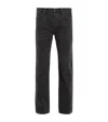 Allsaints Lenny Loose Fit Wide Leg Denim Jeans In Black