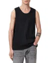 Allsaints Relaxed Fit Denver Tee In Jet Black