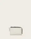 Allsaints Remy Leather Wallet In Birch White