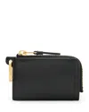Allsaints Remy Leather Wallet In Black