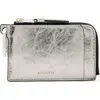 Allsaints Remy Leather Wallet In Gray