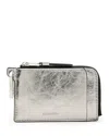 Allsaints Remy Wallet In Gunmetal