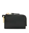 Allsaints Remy Leather Wallet In Black