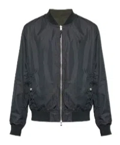 Allsaints Rev Reversible Bomber Jacket In Black
