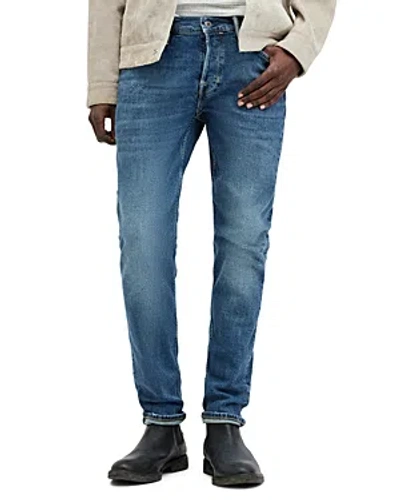 Allsaints Rex Slim Fit Jeans In Dirty Indigo