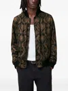 Allsaints Ribbed-collar Reversible Bomber Jacket