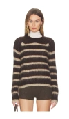 Allsaints Wool-blend Stripe Riga Sweater In Multi
