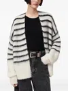 Allsaints Riga Striped Cardigan In Multi
