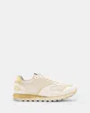 Allsaints Rimini Leather Lower Top Sneakers In Vintage White