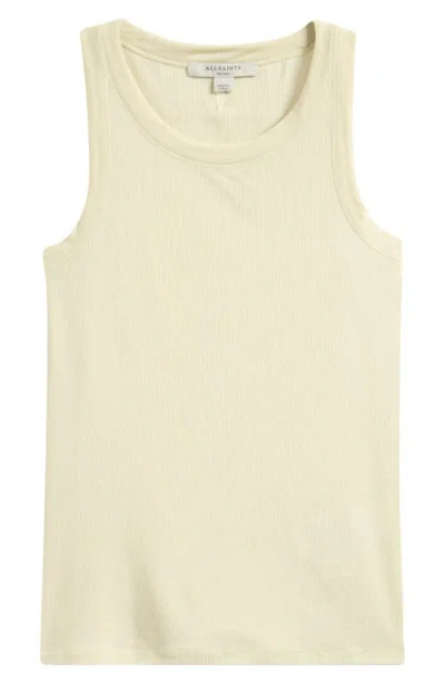 Allsaints Rina Rib Tank In White
