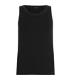 Allsaints Cotton Imogen Tank Top In Black