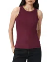 Allsaints Rina Tank Top In Burgundy