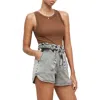 Allsaints Rina Tank Top In Mocha Brown